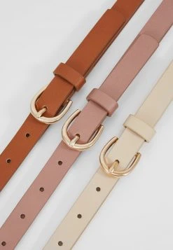 Anna Field 3 PACK - Cinturón - Cognac/rose/beige, Mujer -LuxeTrend Ventas f3e754a07fbf4cea9f5d557857d4c475