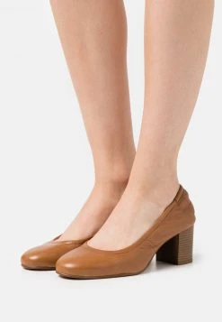 Anna Field LEATHER - Tacones - Cognac, Mujer