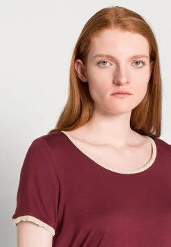 Anna Field Camiseta Básica - Dark Red, Mujer -LuxeTrend Ventas f4bf4e8d00be4edeb63a79a3efc71ba6