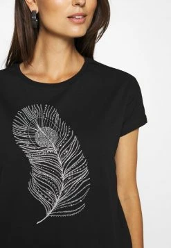 Anna Field Camiseta Estampada - Black, Mujer -LuxeTrend Ventas f5b55795c2ac432e8da036fbd72ada5b