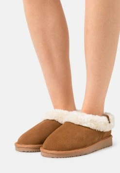 Anna Field Mocasines - Cognac, Mujer