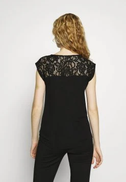 Anna Field Camiseta Básica - Black, Mujer -LuxeTrend Ventas f73551da9f1b438983542394e59c86ab