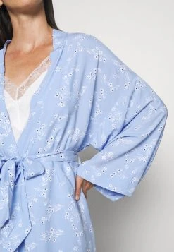 Anna Field LISHA LONG PRINTED ROBE - Albornoz - Blue Denim, Mujer -LuxeTrend Ventas f752b5ff521a49f8aa9ca80162383eee