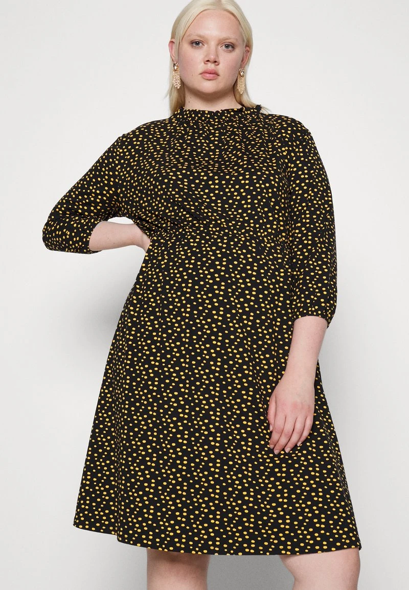 Anna Field Vestido Ligero - Black/yellow, Mujer 9 Anna Field Vestido Ligero - Black/yellow, Mujer - Imagen 7