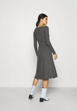 Anna Field Vestido De Punto - Mottled Dark Grey, Mujer -LuxeTrend Ventas f94708e03f154b3fbf08c91c482e4ddd