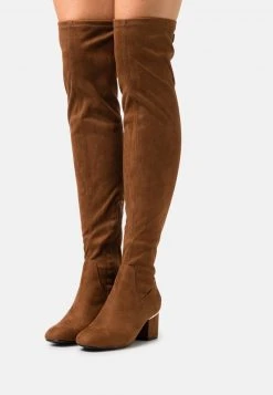 Anna Field Botas Mosqueteras - Cognac, Mujer