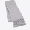 Anna Field Bufanda - Light Grey, Mujer
