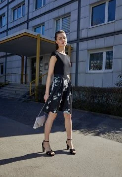 Anna Field Vestido Ligero - Black/grey, Mujer