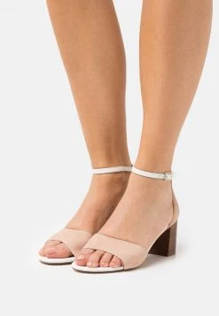 Anna Field LEATHER - Sandalias - Offwhite, Mujer
